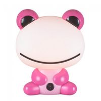 lampara infantil de sobremesa rana rosa