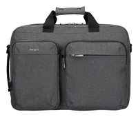 15-16 hybrid briefcase backpack - grey