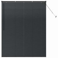 persianas venecianas negro 175 x 150 cm aluminio vidaxl