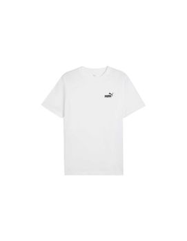 Camiseta Puma Essentials Small No. 1 Logo Hombre Blanco