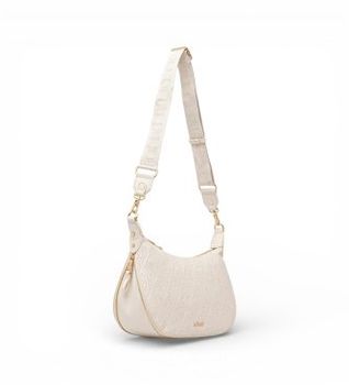 Liu Jo para mujer. AA6133-ES026 Bolso media luna beige (OSFA), Casual, Poliéster
