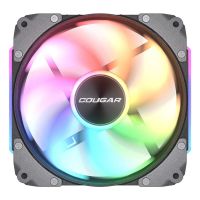 ventilador pc cougar apolar rgb 12cm negro pack 3 unidades pwm silencioso