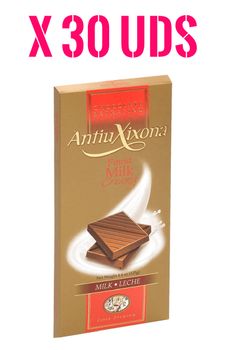 Chocolate con Leche Antiu Xixona Premium Caja de 30 unidades
