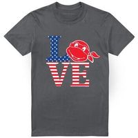 teenage mutant ninja turtles camiseta love para hombre
