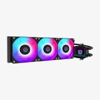 refrigeracion liquida hiditec lq360 360mm 3 ventiladores argb pwm aluminiocobre