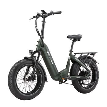 Bicicleta Eléctrica Plegable Ttgo F6 Boost, 250 W, 48 V, 18 Ah, 120 Km De Autonomía, Neumáticos Anchos De 20