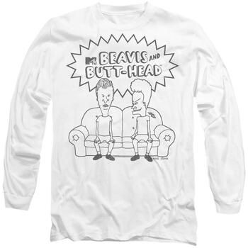 Beavis & Butthead Camiseta manga larga Couch para hombre