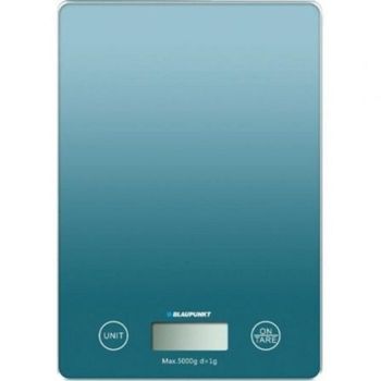 Báscula de Cocina Electrónica Blaupunkt BP4014 Azul, Precisión, Cristal, 5kg, Pantalla Digital