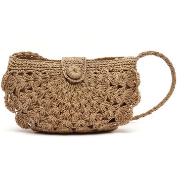 Misako Bandolera Dondy bolso bandolera media luna efecto para mujer