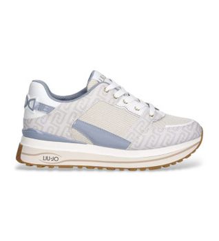 Liu Jo para mujer. BA6011TX518S3974 Zapatillas Maxi Wonder 91 azul (40), 3 a 5cm, Cordones, Casual