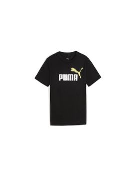 Camiseta Puma Essentials 2 Color No.1 Log Infantil Negro