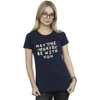disney camiseta the mandalorian may the force be with you para mujer