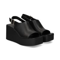vic matie sandalias con plataforma mujer - negro talla 39
