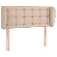 cabecero  panel de cabecero  decoracion de pared de cuero sintetico color capuchino 83x23x7888 cm