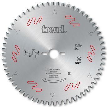 Hoja De Gubia Para Paneles Revestidos Por Las Dos Caras Freud - Ø250 3,2/2,2 Gubia Al30 Z48 + - F03fs05077 -lu3c 0200