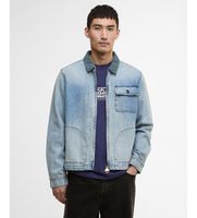 barbour international para hombre mos0453 chaqueta meteor azul xxl casual algodon denim