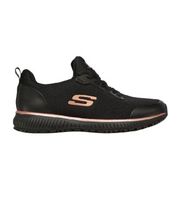 skechers para mujer 77222ec zapatillas work slip-resistant squad negro 39 plano cordones casual deportivo
