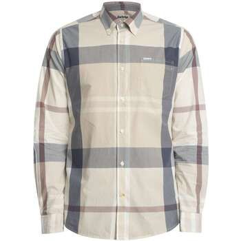 Barbour Camisa manga larga Camisa escocesa a medida de Harris para hombre