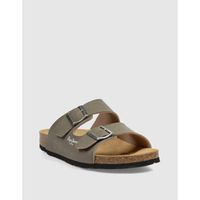 pepe jeans sandalias bio bio m double velour taupe para hombre