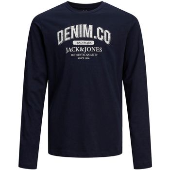 Jack & Jones Camiseta manga larga 12212313 JJEJEANS TEE LS O-NECK NOOS 22/23 JNR NAVY BLAZER para niño