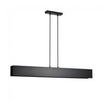 lampara de techo tarlen negro 4 luces