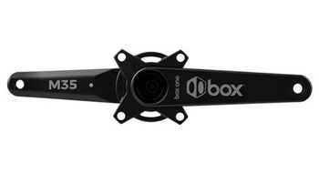 Platos y bielas  p   strong box one m35   strong    p bmx negro
