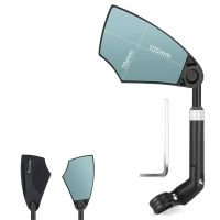west biking espejo retrovisor antirreflectante para bicicleta telescopico flexible 360 ajustable angulo amplio espejo re
