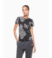 ea7 para mujer 7w000996af14880 camiseta graphic series gris xs casual algodon manga corta