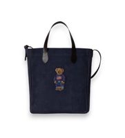 polo ralph lauren para hombre 405p08099002 bolso tote de piel vuelta con polo bear marino osfa ante casual