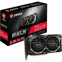 msi radeon rx 5600 xt 6 gb mech oc graphics card