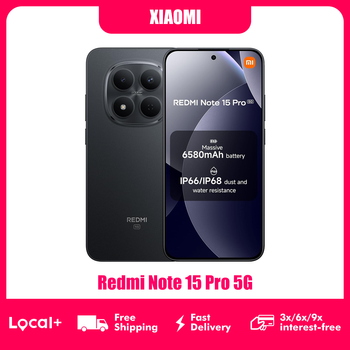 Xiaomi Redmi Note 15 Pro 5G NFC con procesador MTK Dimensity 7400-Ultra, pantalla de 6.83 pulgadas y 120Hz, cámara de 200MP, carga de 45W y batería de 6580mAh.