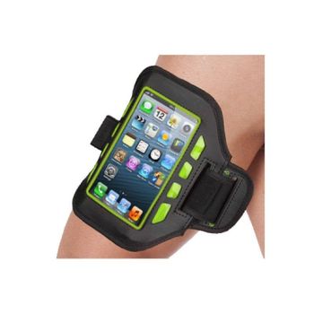 Brazalete Deportivo INNOVA LED Negro/verde para Smartphone