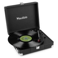 tocadiscos audizio rp111bk 3 velocidades rca altavoces integrados negro