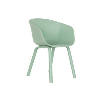 Silla Pp Metal 60x52x78 Verde Menta