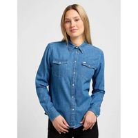 lee camisa l45skxlr-washed blue para mujer