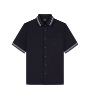 ax armani exchange para hombre xm002110af22640ub101 polo informal marino l casual algodon manga corta