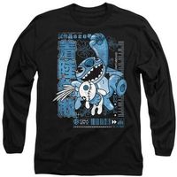 disney camiseta manga larga manga jump para mujer