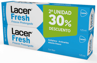 lacer lacerfresh gel dentifrico 2x125 ml
