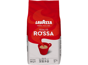 Café en grano - Lavazza, Qualità Rossa, Tostado, 500 g