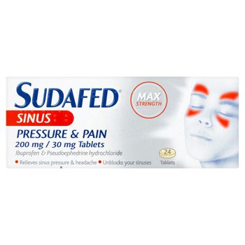 Sudafed Sinus Pressure Tablets 24