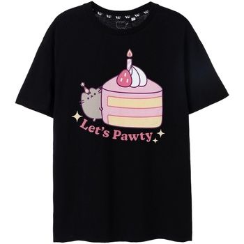 Pusheen Camiseta Let's Pawty para mujer