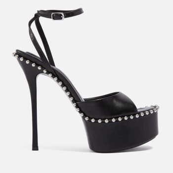 Alexander Wang Women's Nova 145 Leather Platform Sandals - UK 4