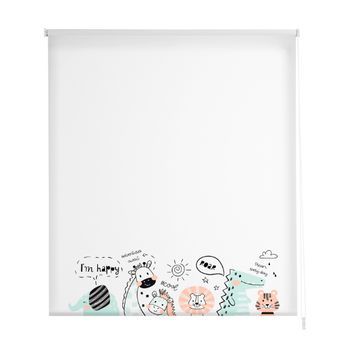 Estoralis - Estor Enrollable Translucido | Estampado Infantil | 130 X 180 Cm (ancho/alto) Tamaño Tela 127 X 175 Cm | I-2157 Unico