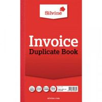 silvine duplicate book ruled 8x5in pk6