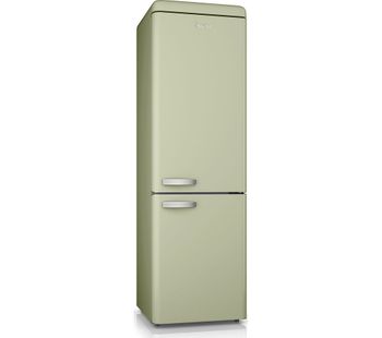 SWAN SR11020GN 70/30 Fridge Freezer - Green, Green