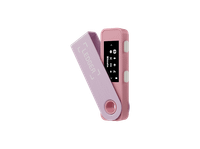 crypto wallet - ledger nano s plus usb-c pantalla 109 oled rosa pastel