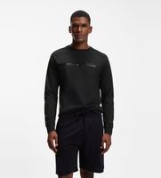 boss para hombre 50554791 sudadera authentic negro s homewear poliester
