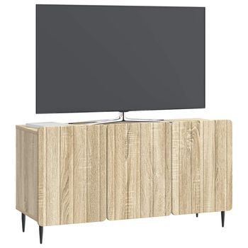 Mueble De Tv | Mueble De Salón | Gabinete De Tv Roble Sonoma 99 X 34,5 X 52 Cm