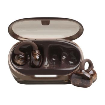 Auriculares JBL Soundgear Clips inalámbricos Bluetooth con reducción de ruido, micrófono y protección IP54, color cobre