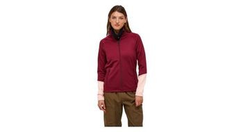 Chaqueta polar rosa para mujer peak performance rider essentials